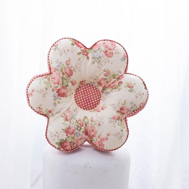 Корейская подушка с цветком сливы: Подушка для сна из 100% хлопка для офиса и спальни