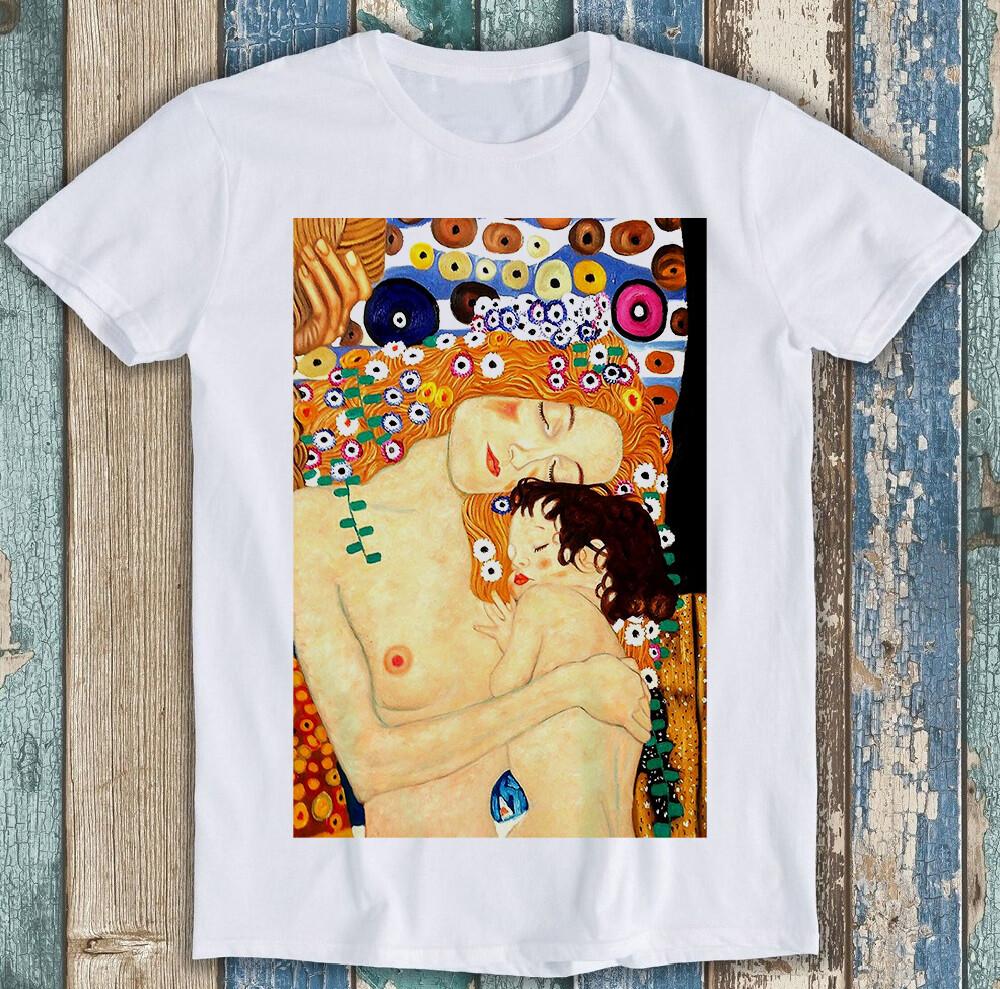 Густав Климт Мать Ребенок Декор Детской Музыка Смешной Подарок Футболка T-Shirt M1707