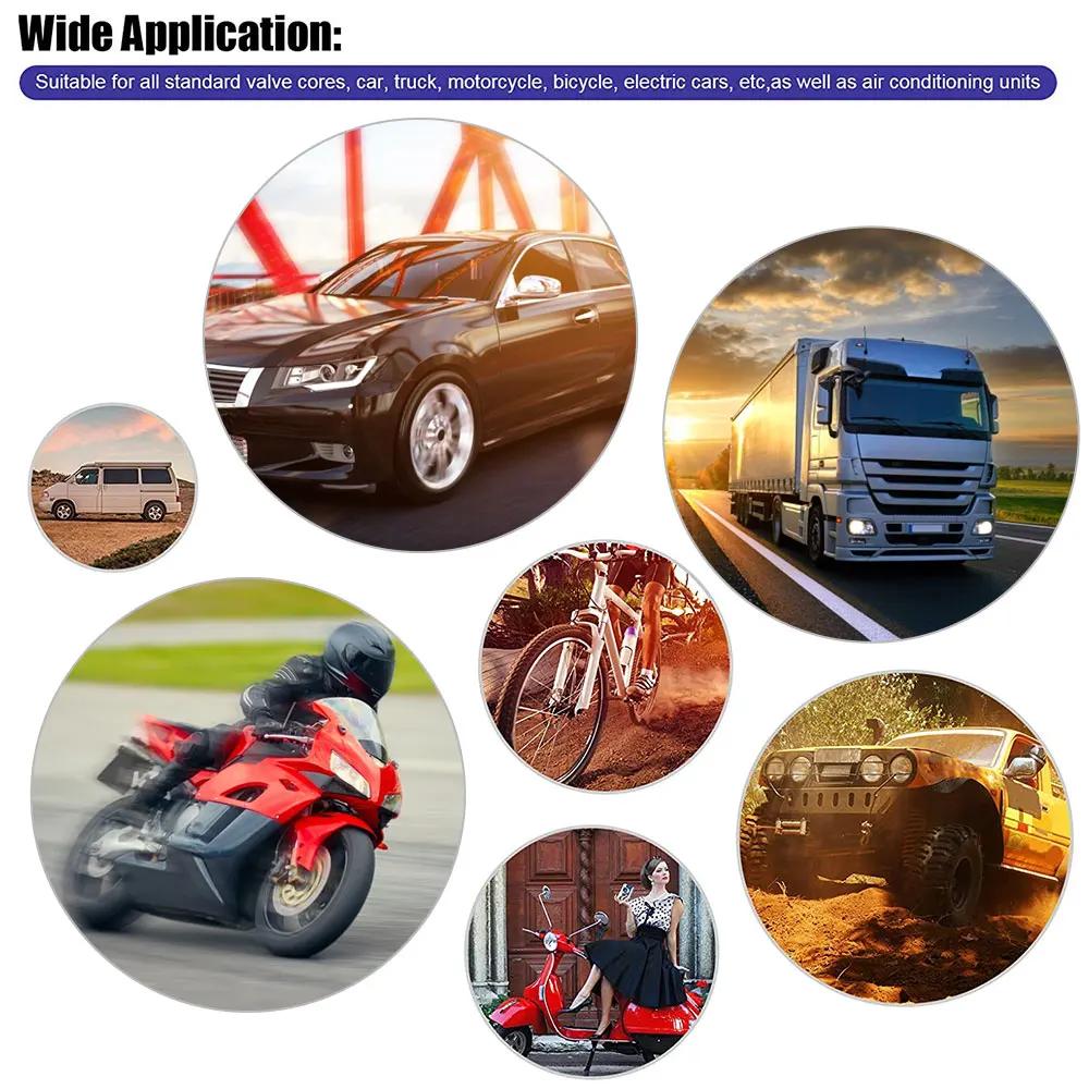 33 шт. Металлический съемник сердечника клапана колеса шины, инструмент для ремонта, набор инструментов для извлечения штока клапана шины автомобиля, грузовика, мотоцикла, велосипеда