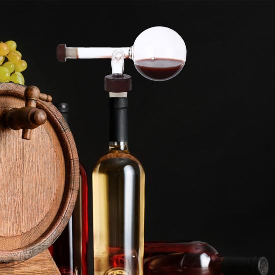 Wine Pourer Aerator Spout for Enhanced Taste And Aroma Professional Wine Aerator for Drip-Free Pouring for Improved Flavo Home Kitchen Gadgets