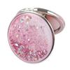 Shiny Bling Foldable Mirror Quicksand Pocket Mirror Exquisite Makeup Mirror Hairdressing Tool