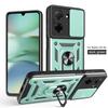 Slide Lens Camera Protection Back Case for Redmi A5 4G RedmiA5 Shockproof Magnetic Ring Stand Holder Cover for Xiaomi POCO C71