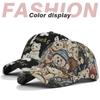 Cute Bear Baseball Cap Sun Hat Dog Print Men's Women's Youth Cotton Button Hat Hip Hop Vintage Hat