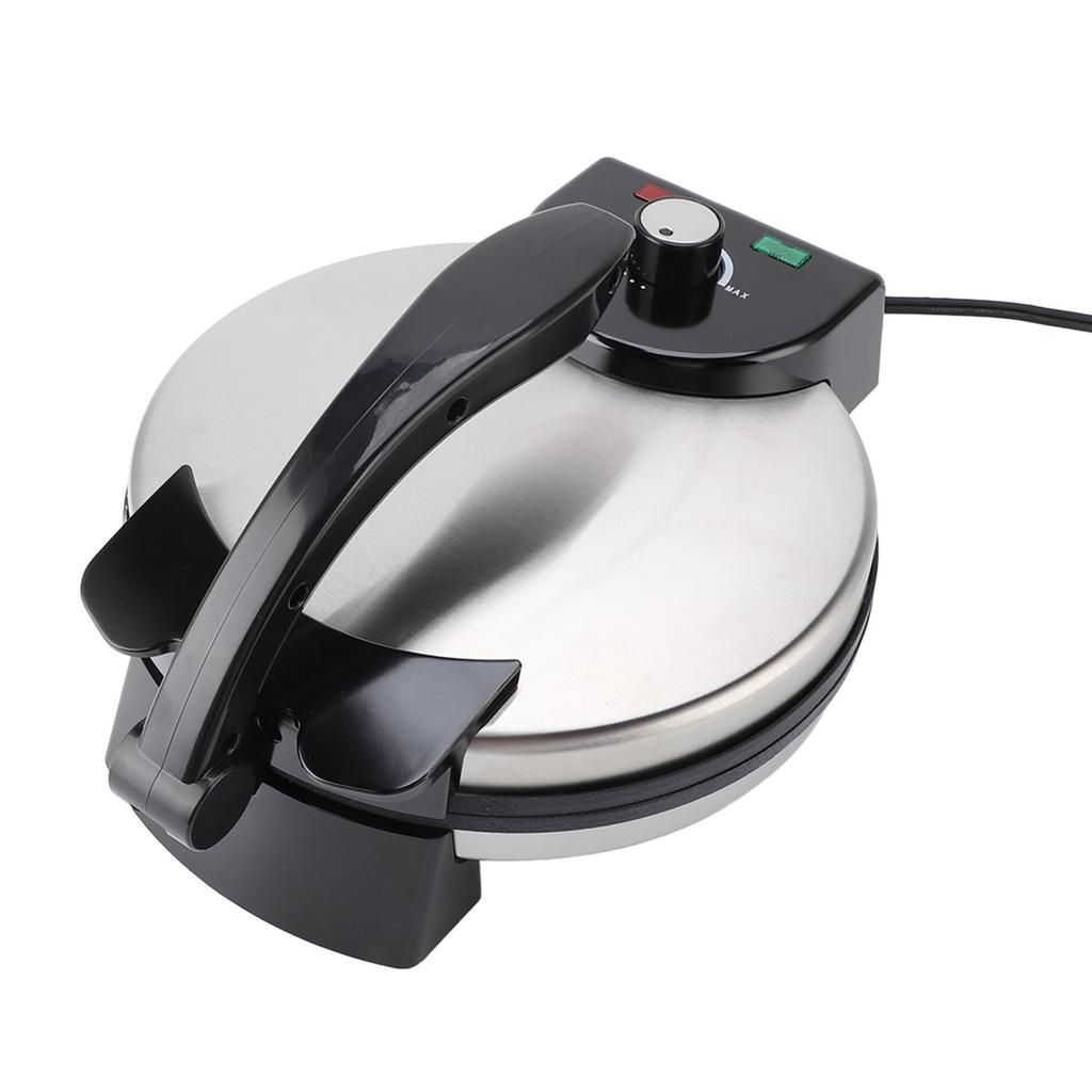 Electric Tortilla Maker 10in Knob Temperature Control Anti Stick Roti Maker Machine with Stainless