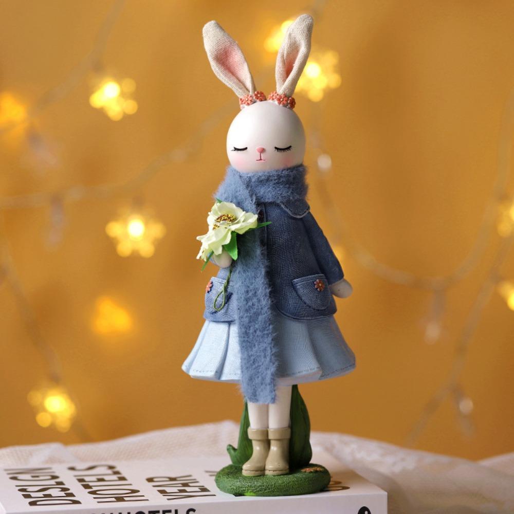 День Пасхи 2024. Милый кролик. Украшения. С Днем Пасхи. Банни. Поделка из смолы. Пасхальная вечеринка.