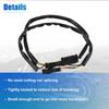 X AUTOHAUX Handlebar Bus Circuit Wire Extension Harness 29cm Sportster Handlebar Wire Extension