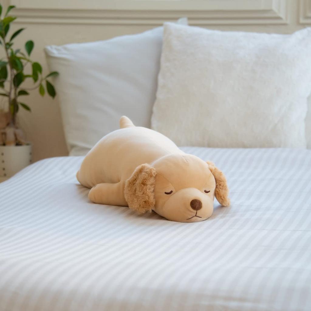 Ribuhaato Подушка для тела Премиум Nemunemu Animals Золотистый ретривер Сора Размер L (Общая длина приблизительно. 74см) Пушистая Жевательная Подушка-Игрушка в Подарок