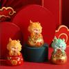 Waterproof Zodiac Dragon Ornaments Dragon Design Resin Dragon Miniatures Wear-resistant Cartoon Dragon Year Lucky Ornaments