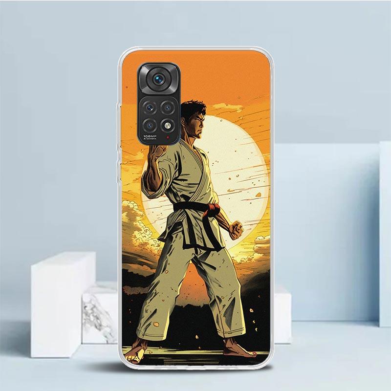 Чехол для телефона Кунгфу Тхэквондо для Xiaomi Redmi Note 15 14 14S 13 12S 12 Pro Plus 11S 11 11T 11E 10S 10 + Мягкая задняя крышка из ТПУ Redmi