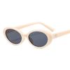 New Women Small Oval Vintage Sunglasses Brand Designer Retro Points Sun Glasses Female Lady Eyeglass Cat Eye Driver Goggles