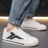 Мода Модный тренд Универсальные низкие повседневные парусиновые туфли для мужчин 2025 Осень Новинка Нишевый дизайн Удобные Нескользящие Кроссовки на шнуровке