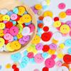 9/10/11/12/15/20mm Plastic Resin Buttons 50/100Pcs Round Two Holes Button Clothing Crafts Accessories