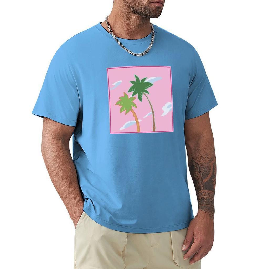 Футболка Sk8 The Infinity Palm Trees с графическим принтом, кавайная одежда, набор мужских футболок с графическим принтом
