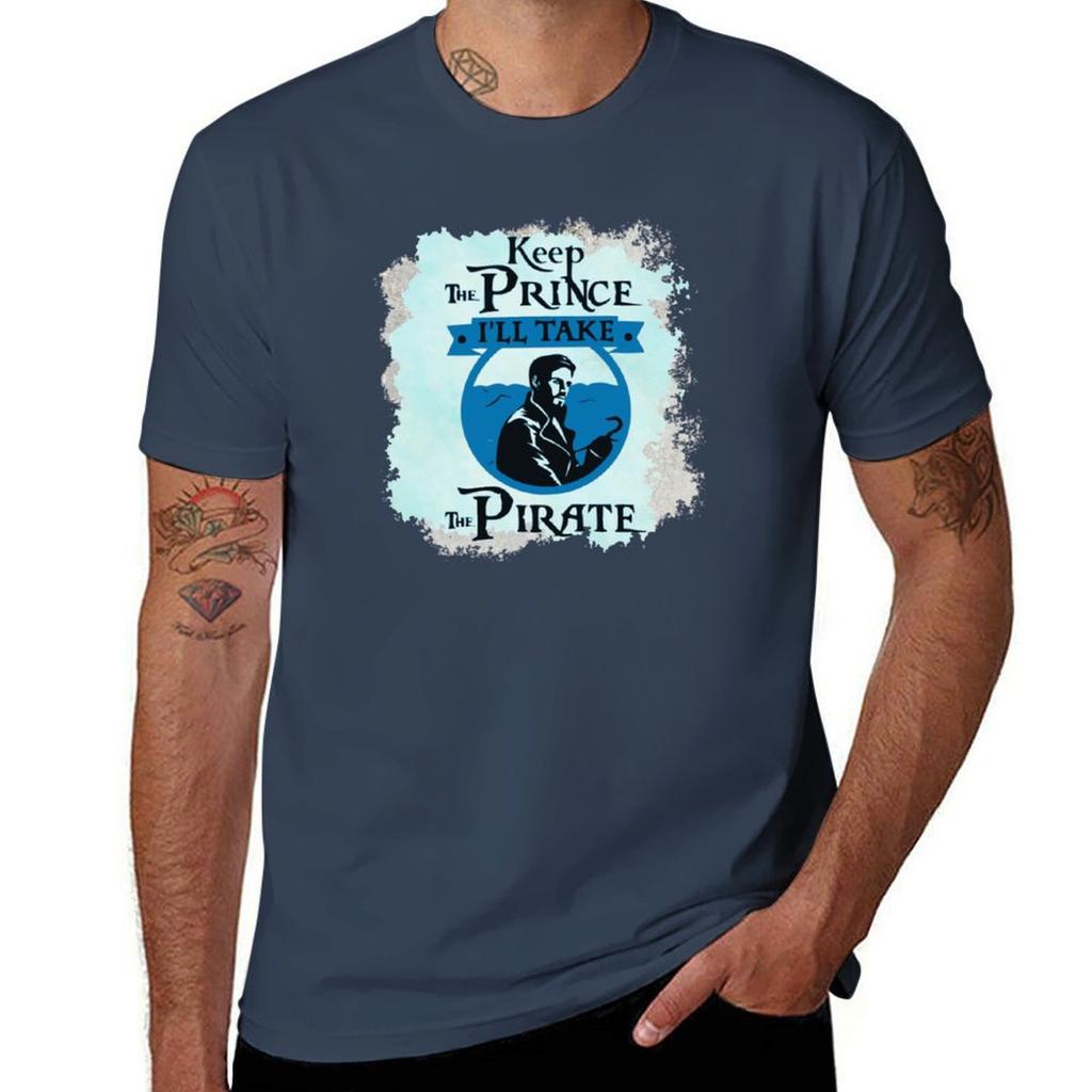 Ill take the pirate TShirt Retro Style Print Casual Top