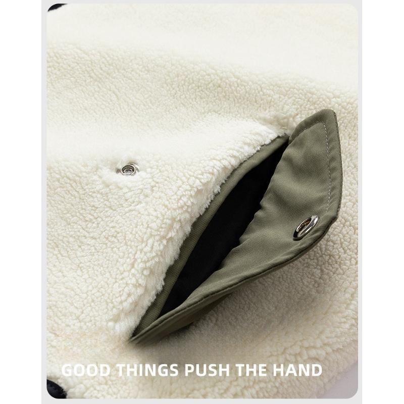 Утепленная рокерская бархатная хлопковая одежда мужская зимняя высококлассная свободная хлопковая одежда трендовая хлопковая одежда с капюшоном мужская модная повседневная куртка