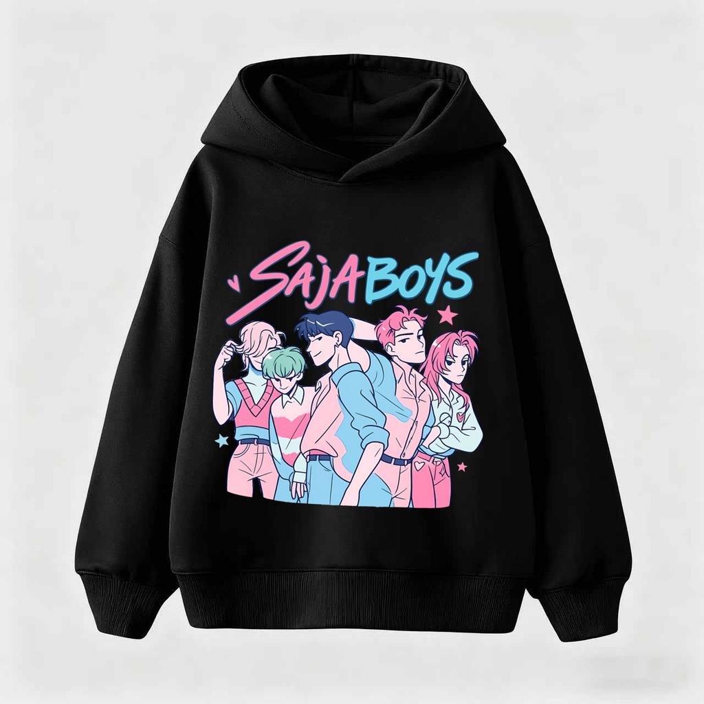 K-pop Охотники на демонов Милое худи для детей Аниме Милая толстовка с капюшоном Мальчики Девочки Весна Осень Мода Спортивные худи Подарки