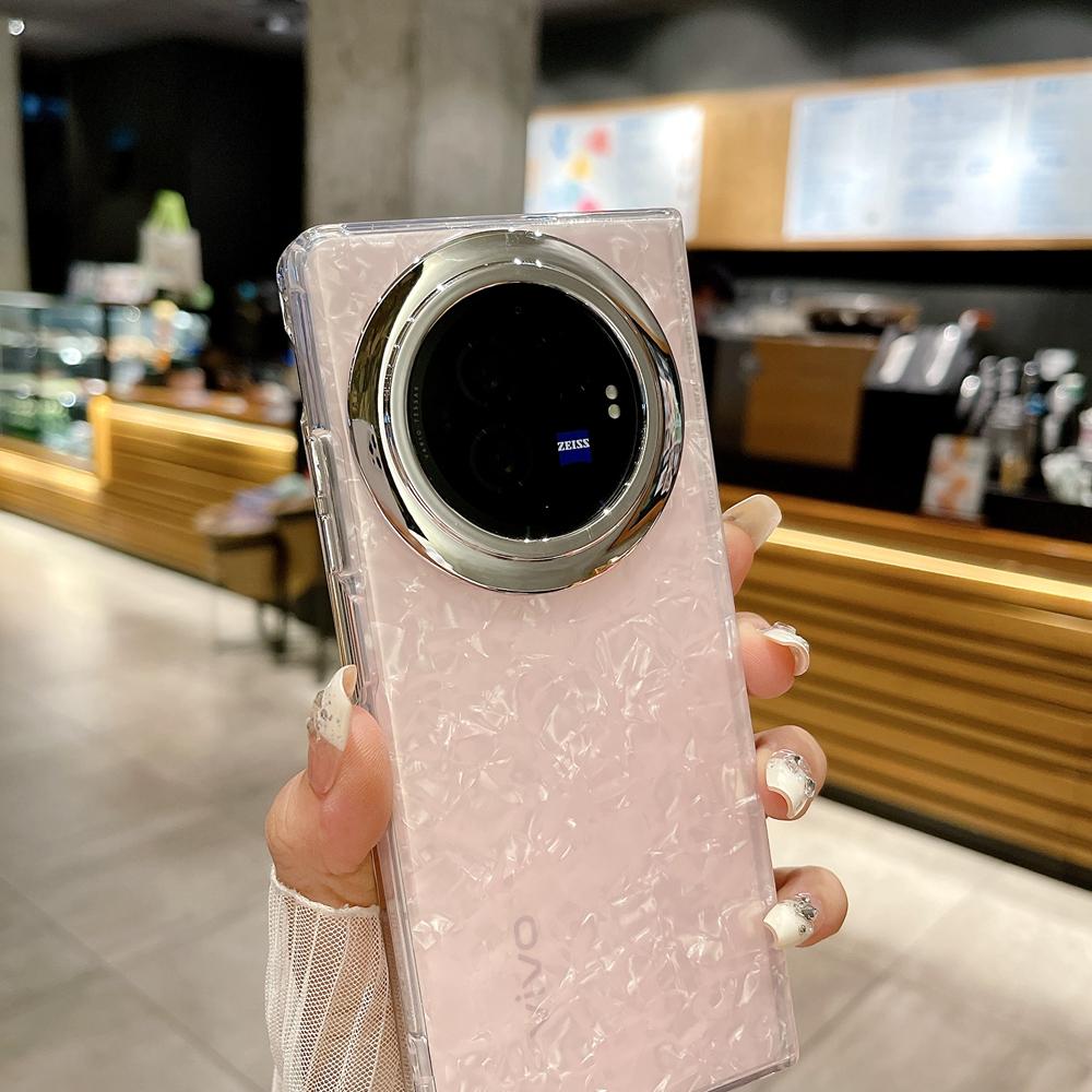 KEYSION Роскошный глянцевый чехол с бриллиантовым узором для VIVO X Fold 3 3 Pro 5G, ударопрочный женский чехол для телефона VIVO X Flip