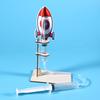 1 набор DIY ракетная установка модель комплект ручной работы деревянная головоломка ракета с воздушным приводом строительство поделки дети STEM образовательный научный эксперимент игрушка