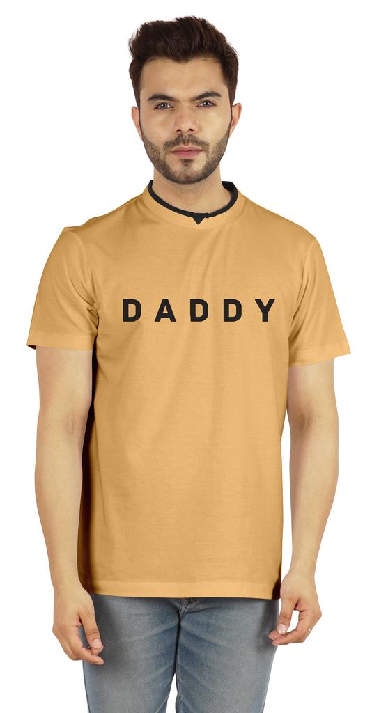 Inkmeso Мужская футболка с круглым вырезом и V-образным вырезом с надписью Daddy Tshirt For Dads Jersey