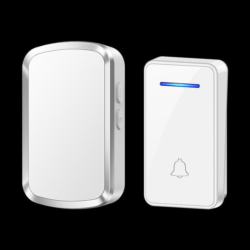 High Volume Wireless Doorbell with Long-Range Self-Powered Smart Reminder, 1 to 2 Waterproof Electronic Pager.