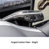 For Tesla Model 3 Column Shift Protective Cover 2pcs Forged Carbon Fiber Stickers For Model Y 2023 Steering Wheel Accessories
