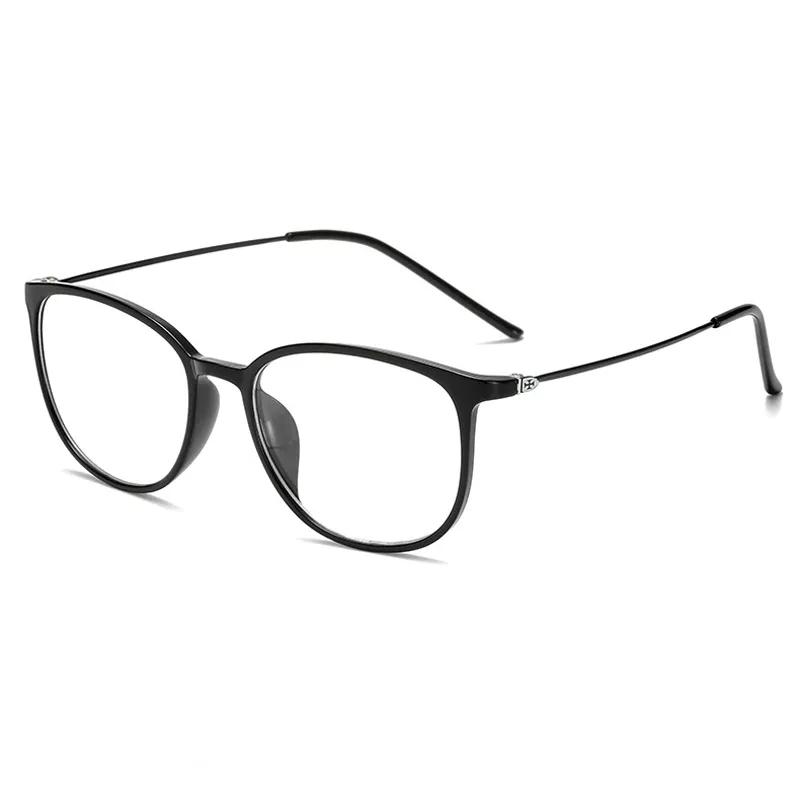 Женские очки для близорукости Мужские Винтажные Очки с защитой от синего света Квадратная Маленькая Оправа Оптические Очки для Близорукости от 0 до -600