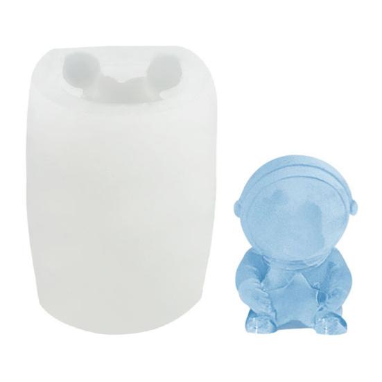 Прочный антипригарный многоцелевой силикагель в форме космонавта, создатель кубиков льда для виски, создатель ледяных шариков