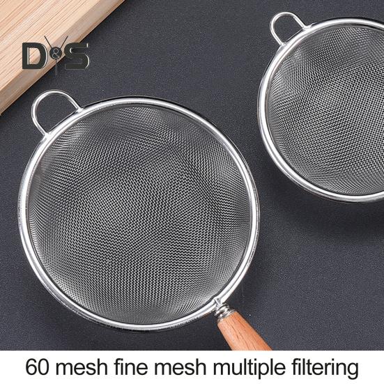 Легкая сушилка для лапши Удобная ручка Практичная ресторанная мука Пищевое сито Фильтр Металлическое ситечко для сока