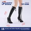 Figure with TBLeague Body Toyscentre Office Lady Fashion Zipper High Heel Long Boots Shoes Head and Clothes Not [TOYBARJAPAN] 1/6