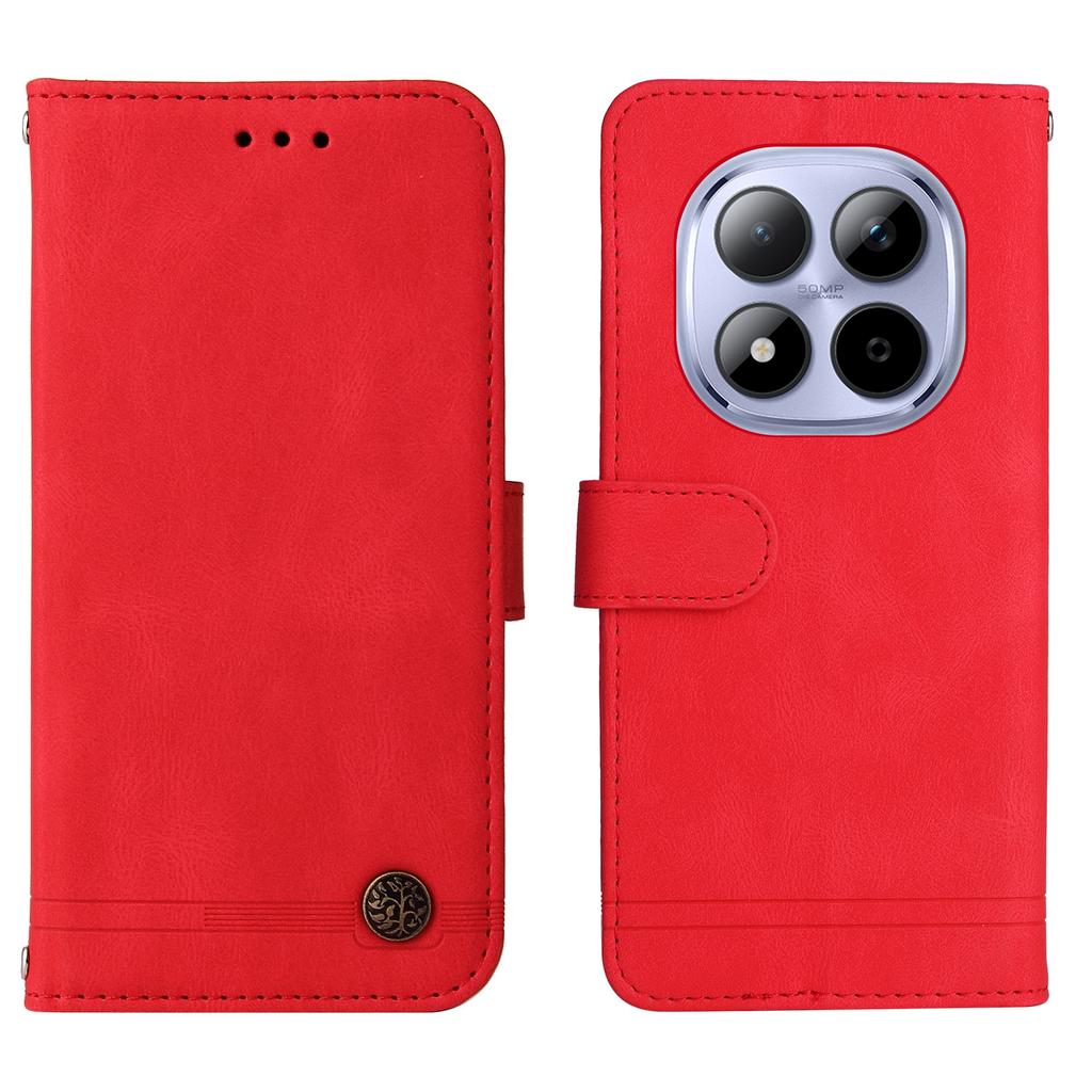 For Xiaomi Redmi Note 15 Pro 5G Leather Wallet Cases Skin Touch Phone Cover Stand with Strap