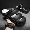 Trendy All-match Couple's Beach Shoes Fashion Personality Slipper for Men and Women Soft Bottom Mens Two Ways To Wear Sandals