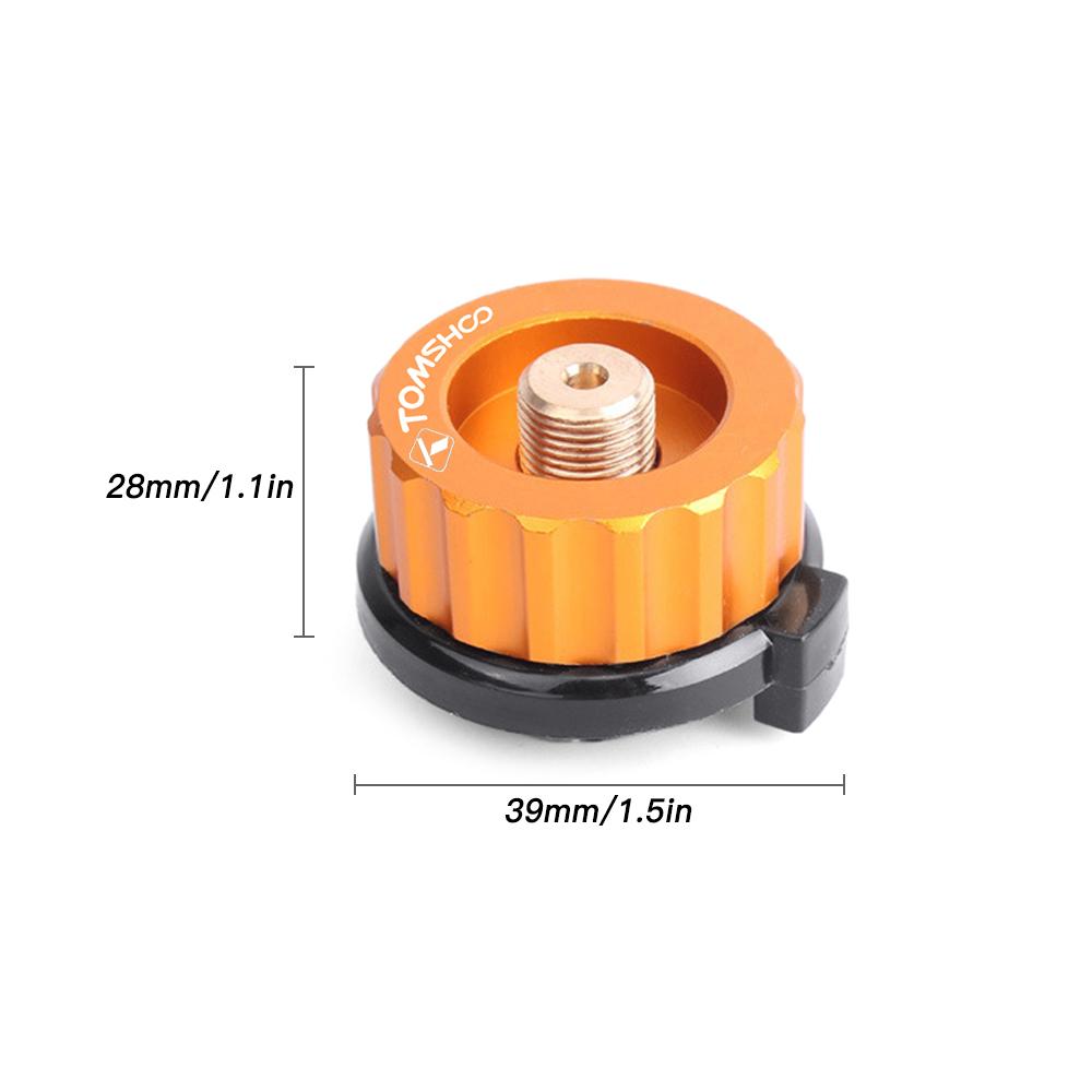 Открытый адаптер для газового баллона Кронштейн для газового баллона Клапан для заправки газа Конвертер для бензобака Адаптер для кемпинговой печи