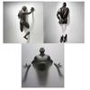 New Imitation Copper Wall Decor Abstract Character Resin Rock Climbing Man Statue Sculpture Background Wall Art 3D Through Wall