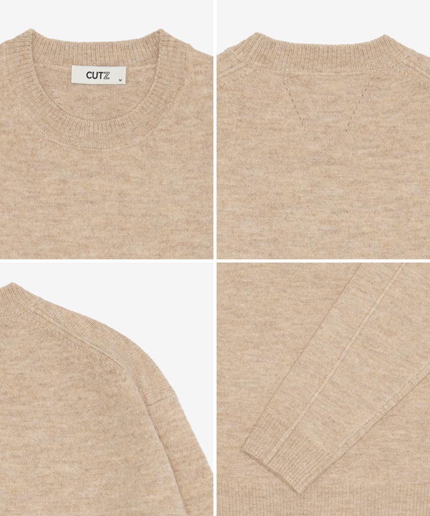 CUTZ [2Pack] Essential Soft Touch Crew Neck + Cable Knit (C Type)