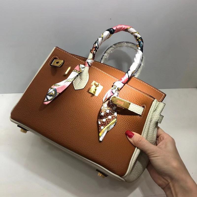 Новая сумка из коровьей кожи с верхним слоем и узором личи, цветная платиновая сумка + сумка из натуральной кожи + женская сумка через плечо