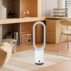 Bladeless Tower Fan Silent 27 inch Floor for Bedroom Kitchen Living Room Silver