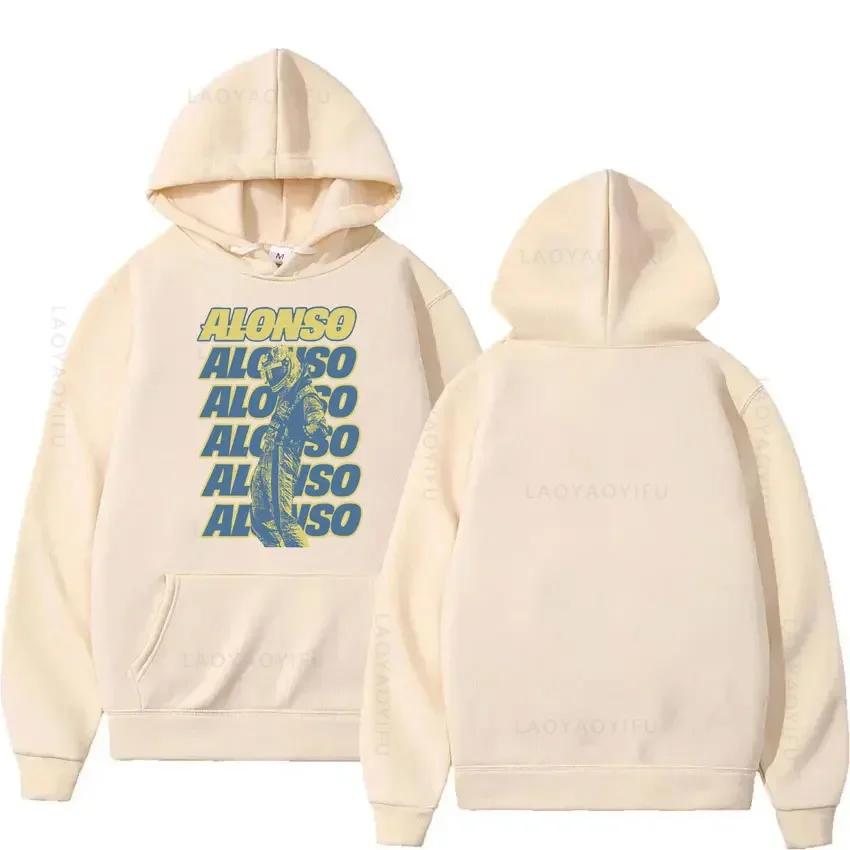 Толстовка с капюшоном Formula 1 Fernando Alonso Deckchair Cutout для мужчин Essentials Hoodie Мужская осенняя одежда Shirt Hoodies Hoody