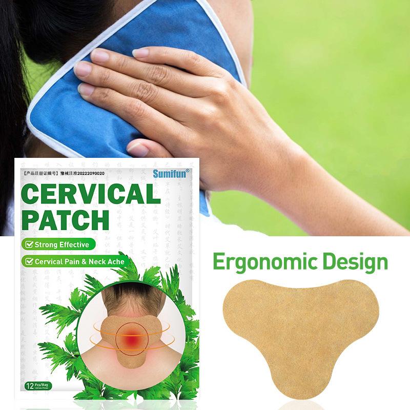 12pcs/bag Wormwood Pain Relief Patch Relieves Waist, Neck, Shoulder, Knee, Joint, Muscle Pain, Discomfort, Body Care