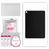 apgo Protective Skin Sticker for the Back Compatible with Apple iPad Air (2019), Wrap Film, Foil, Vinyl - Pattern Carbon Black
