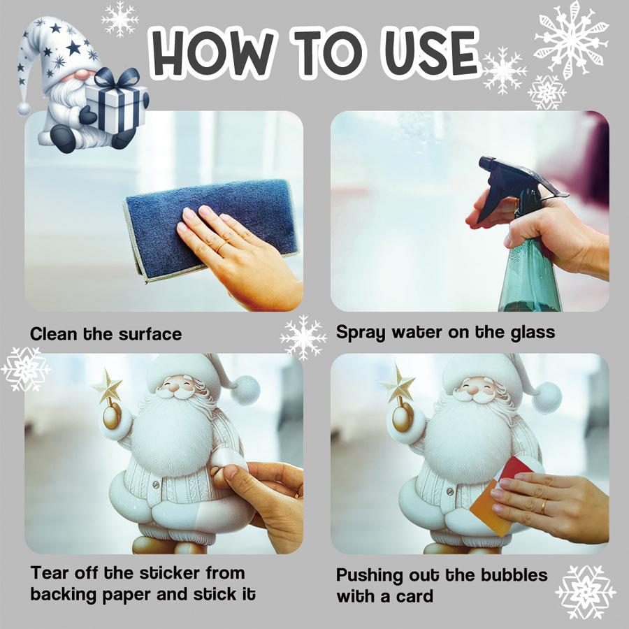 Рождественский Теплый Зимний Привет Снеговик Венок Наклейки Рождество Новый Год Дом Дверь Стена Окно Украшение Наклейки KTY