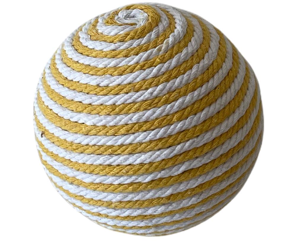 Мяч-когтеточка для кошки, меч, пеньковый мяч, мяч из пеньковой веревки, не оставляет крошек, чтобы дразнить кошку, игрушечный мяч, артефакт для саморазвлечения кошки, для чистки зубов, износостойкий