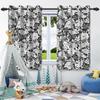 2 шт. Роскошные шторы с цветами в стиле бохо для дома, спальни, гостиной, затемняющие, теплоизоляционные, шумопоглощающие, светонепроницаемые шторы