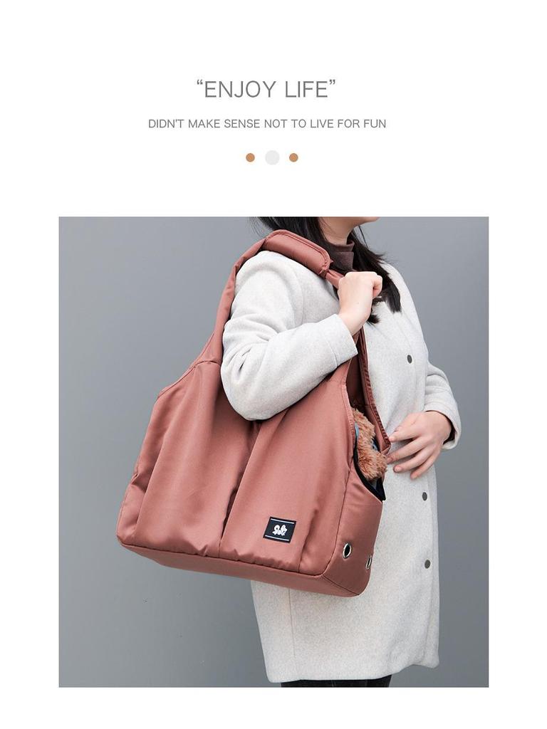 Portable Cat & Dog Carrier: Breathable, Large-Capacity Handbag/Backpack