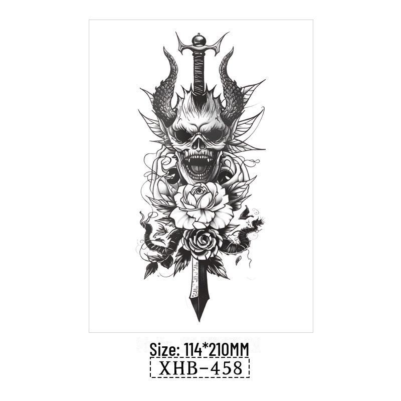 3D реалистичные временные татуировки-наклейки с изображением бабочек, тигров и змей