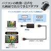 SANWA SUPPLY USB-дисплей 4K Совместимый Разъем A Штекер HDMI Разъем Штекер USB Gen1 Черный 3.0-HDMI Адаптер, (USB - Гнездо), 3.2 Соответствует, USB-CVU3HD2N,