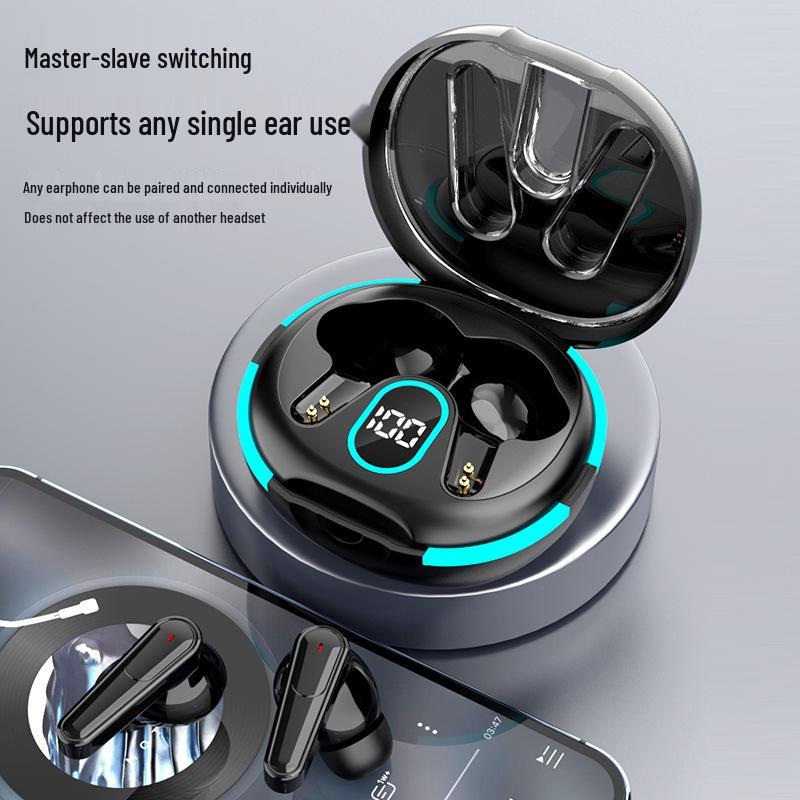 Беспроводные Bluetooth-наушники TWS для спорта с шумоподавлением, двойными микрофонами и сверхдолгим временем работы от аккумулятора.