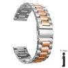 22 мм 20 мм Ремешок для Samsung Galaxy 7 6 5 4 40/44 мм 6Classic Gear S3 Active2 Браслет из нержавеющей стали для Huawei GT3 4Pro Amazfit