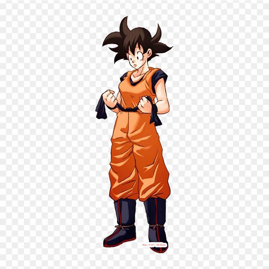 Patches For Clothes Bag Iron On Thermal Stickers Gender Bender Goku Goku Chi-chi Pattern Washable Heat Transfer