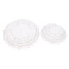 150 шт., круглая бумажная салфетка с кружевными краями, подложка для кексов, жареная еда, десерт, печенье, вечеринка, свадьба, бисквит, торт, посуда, подложка для чашки