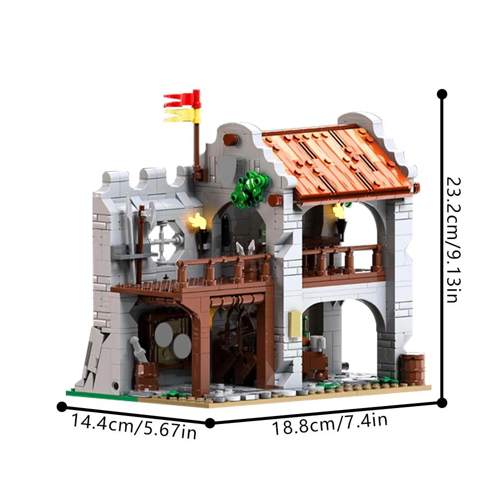 Gobricks MOC-212374 Пристанище лучника (Серия "Замок" №. 1) Конструкторы Игрушки Подарки